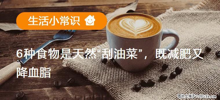 【生活小常识】6种食物是天然“刮油菜”,既减肥又降血脂 - 银川生活资讯 - 银川28生活网 yinchuan.28life.com